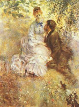 Pierre Renoir Idylle China oil painting art